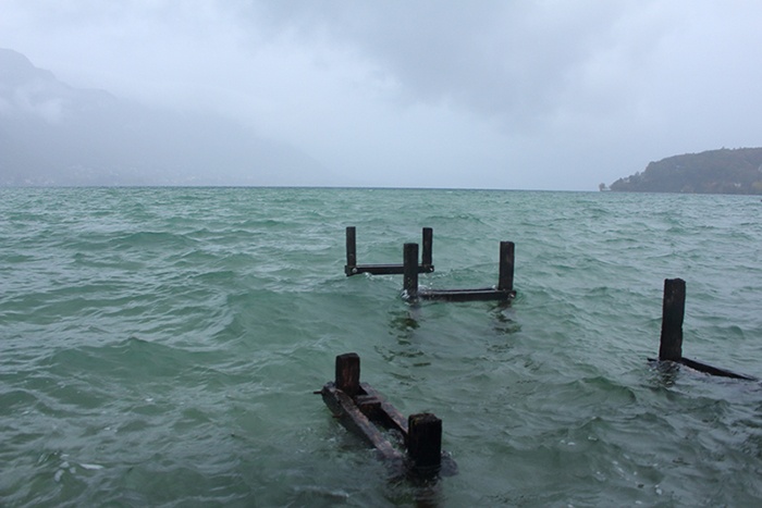 Lac d’Annecy vagues ponton julien arbez